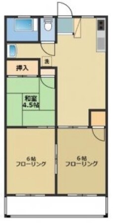 カルチャー武蔵野Ⅰの物件間取画像